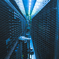 photo of computer data room